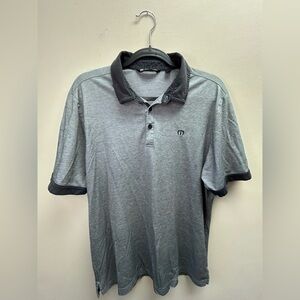 Travis Mathew Charcoal Polo Shirt